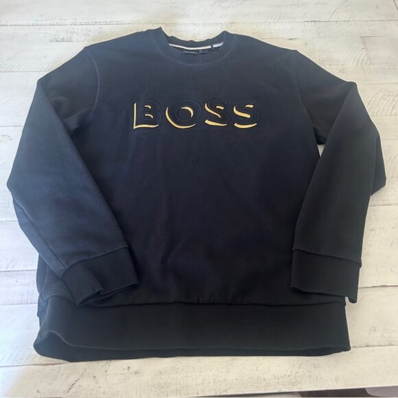 Hugo Boss "stadler" Cotton Sweatshirt - Picture 2 of 4